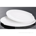 logo handpaint lunch egg elegant embossed oval plate